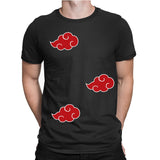 Akatsuki Clouds T-shirt Naruto Anime Tee Japan Gift Manga Cosplay - Unisex Tee