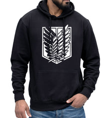 Survey Corps Emblem Logo Hoodie Attack on Titan Anime Manga Clothing Hoodie - Unisex