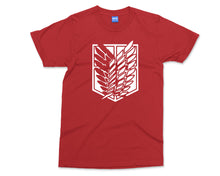 Survey Corps AOT logo T-shirt Attack on Titan Anime Manga Gift Japan Tee - Unisex