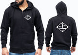 Bleach 11th Division Squad Zipped Hoodie Kenpachi Zaraki Thousand-Year Blood War Anime Jumper