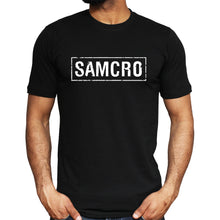 SAMCRO Logo T-shirt Sons of Anarchy Inspired Motorcycle Biker Tee Chopper Men's Top