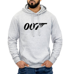 James Bond 007 Logo Hoodie Classic Spy Film Movie Retro Dad Gift for Men - Unisex Jumper