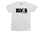 Elvis Presley Inspired Gold Print T-shirt King of Rock and Roll Classic Vintage Singer Top