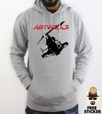 Airwolf Helicopter Inspired Hoodie 80's Classic Movie Film Eighties Fashion - Unisex Jumper