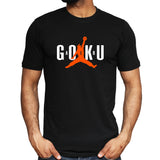 Air Goku Funny DBZ Anime T-shirt Dragon Ball Z Super Basketball Parody Tees