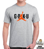 Air Goku Funny DBZ Anime T-shirt Dragon Ball Z Super Basketball Parody Tees