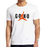 Air Goku Funny DBZ Anime T-shirt Dragon Ball Z Super Basketball Parody Tees