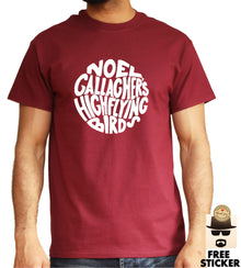 Noel Gallager Inspired T-shirt Retro Classic Music Rock Band Tee Festival Rave Top