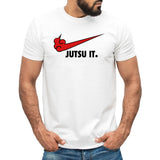 Jutsu It Funny Anime T-shirt Naruto Akatsuki Inspired Sasuke Itachi Manga Art