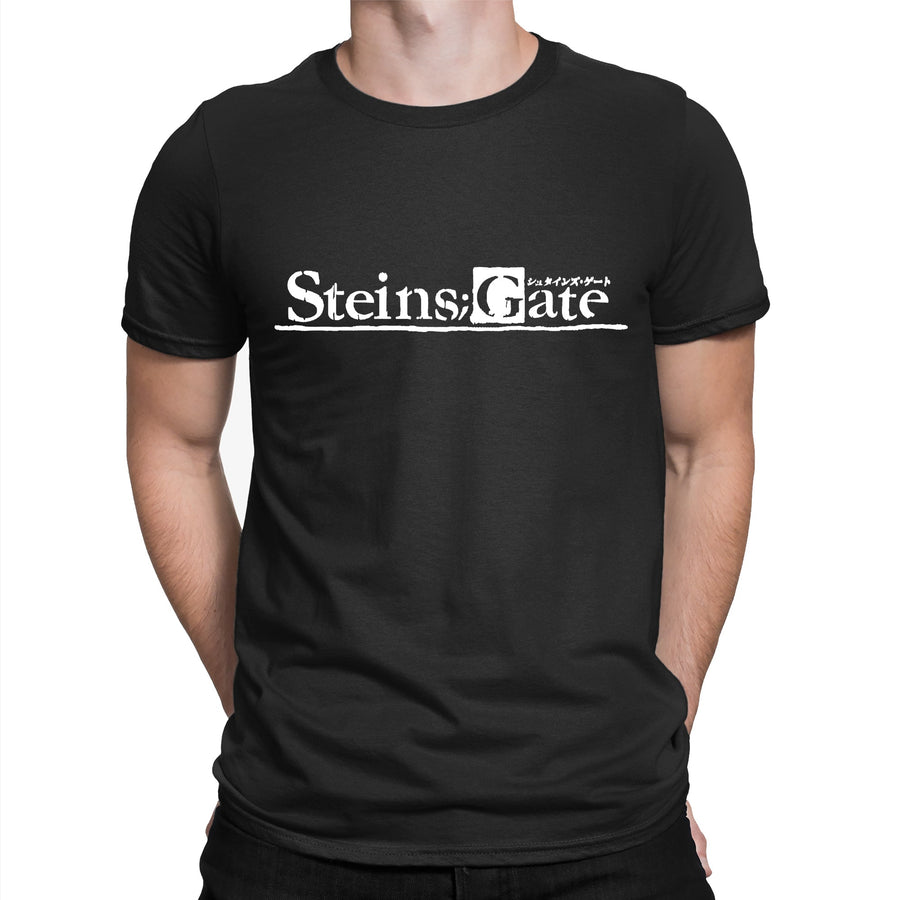 Steins Gate Logo T-shirt Time Travel Anime Lover Tee Manga Reader Gift