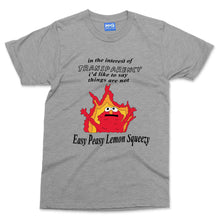 Not So Easy Peasy Lemon Squeezy T-shirt Funny Hilarious Slogan Monster Joke Tee