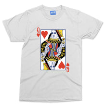 Queen of Hearts Graphic T-shirt Dress Costume Retro Playing Cards Game Gift Top