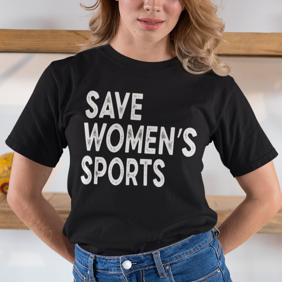 Save Women's Sports T-shirt Human Rights Equality Activist Feminist Gift for Her