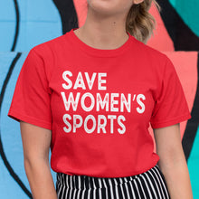 Save Women's Sports T-shirt Human Rights Equality Activist Feminist Gift for Her