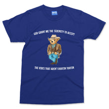 Serenity Bear T-shirt God Grant Me The Serenity To Accept The Vibes Funny Tee
