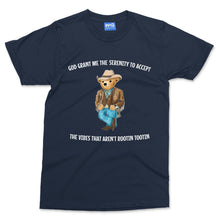 Serenity Bear T-shirt God Grant Me The Serenity To Accept The Vibes Funny Tee