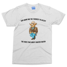 Serenity Bear T-shirt God Grant Me The Serenity To Accept The Vibes Funny Tee