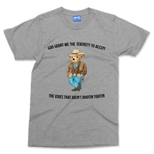 Serenity Bear T-shirt God Grant Me The Serenity To Accept The Vibes Funny Tee