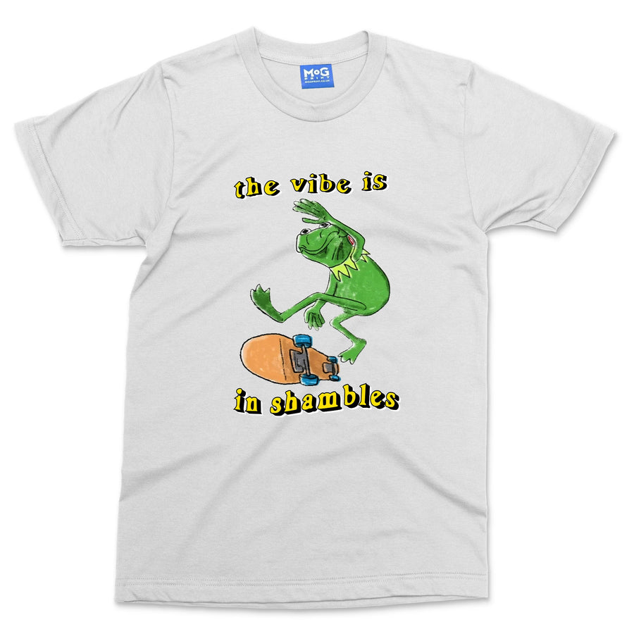 Vibes Is Shambolic T-shirt Funny Classic Hilarious Joke Frog Meme Present Gift