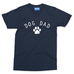 Dog Dad T-shirt Men's Dog Walking Lover Gifts Doggy Animal Pet Owner Father' Tee