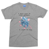 Don't Want To Cook T-shirt Funny Remy Rat Inspired Classic Film Movie Tv Gift