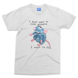 Don't Want To Cook T-shirt Funny Remy Rat Inspired Classic Film Movie Tv Gift