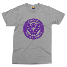 Globo Gym T-shirt Dodgeball Purple Cobras Retro 80s Movie Tv Gift Workout Top