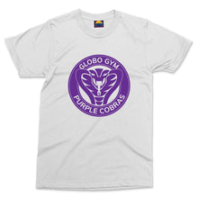 Globo Gym T-shirt Dodgeball Purple Cobras Retro 80s Movie Tv Gift Workout Top