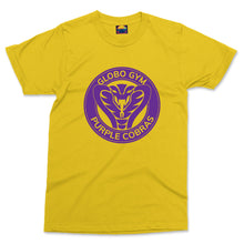 Globo Gym T-shirt Dodgeball Purple Cobras Retro 80s Movie Tv Gift Workout Top