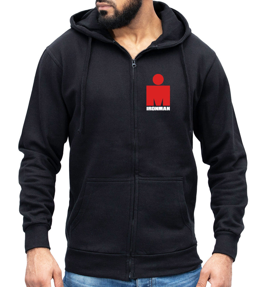 Ironman Triathlon ZIP Hoodie, Marathon / Running / Swimming / Cycling, Unisex Clothing