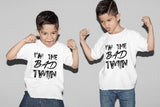 I'm The Bad Twin T shirt, Twin Brothers Gift, Twin Sister Gift, Twins Shirt, Funny Gift Shirt, Unisex All Sizes