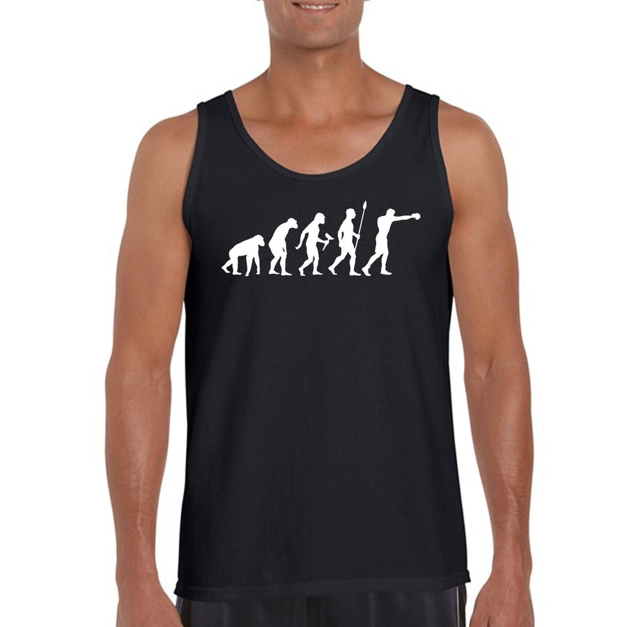 Boxing Evolution Vest, Funny Boxing Vest, Fighter Gift, Gift for Boxer, Boxing Lover, Boxing Gifts, Gift Shirt For Him Tank Top