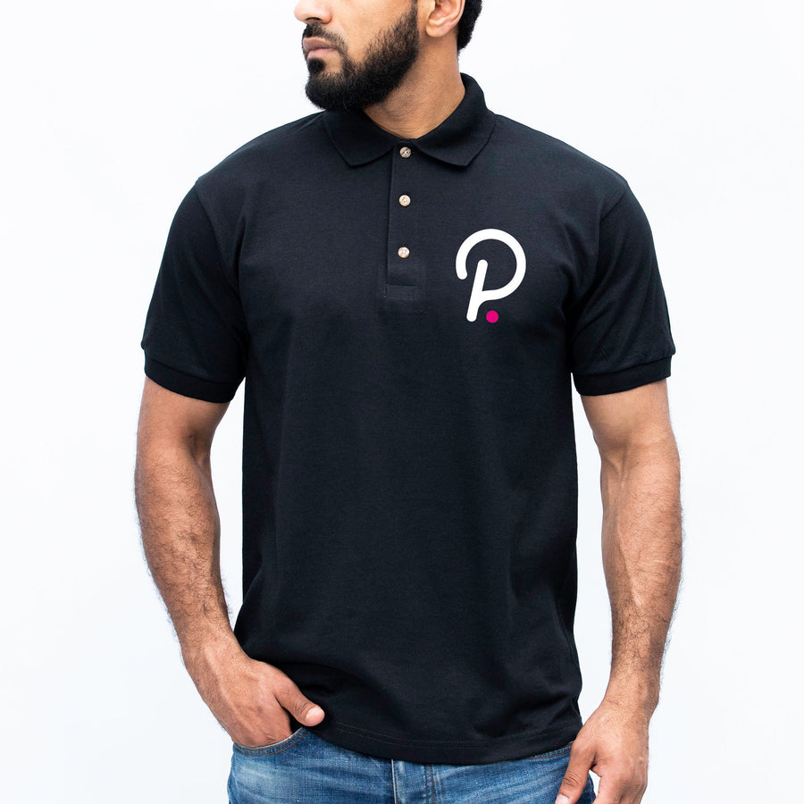 Polkadot Crypto Polo Shirt, DOT Cryptocurrency Coin, Traders Trading Shirt Trader Gift, Shirt for Investors, Tech Lover Crypto Chain Top