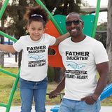 Father And Daughter T-shirt, Miss you Dad Gift, Friends By Heart Friendly Dad, Daughter Fathers Day, Matching Daddy Daughter Tees