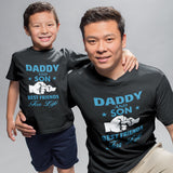 Daddy and Son T-shirt Friends for Life Friendship Goals Fathers Day Family Gift Dad Love With Family Funny Top