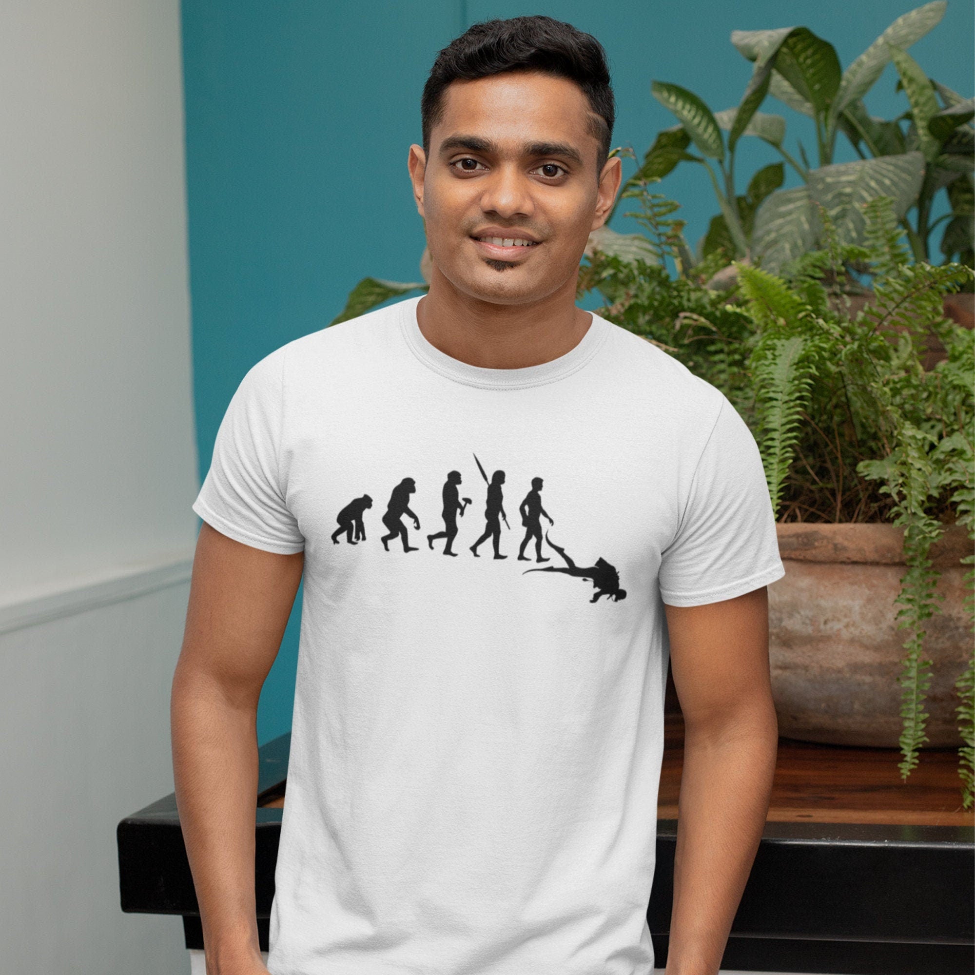 Scuba Diving Evolution Scuba Diver T-Shirt Scuba Diving Gift