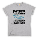 Father And Daughter T-shirt, Miss you Dad Gift, Friends By Heart Friendly Dad, Daughter Fathers Day, Matching Daddy Daughter Tees