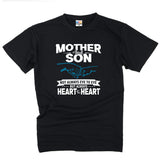 Mother and Son T-shirt, Mummy Child Matching Tees, Gift for Mum and Son, Mothers Day Gift Birthday Present tshirt Mom, Family Matching