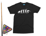 Evolution Of Pool T-shirt, Snooker Shirt, 8 Ball Pool, Pool Player Gift, Cue Sports Shirt, Unisex Short Sleeve Shirt for him/her