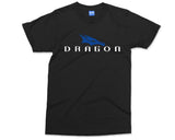 Dragon SpaceX Logo T-shirt, Spacex t shirt Print in the UK, SpaceX rocket, Elon Musk, Space Exploration Technologies, Scientist Gift