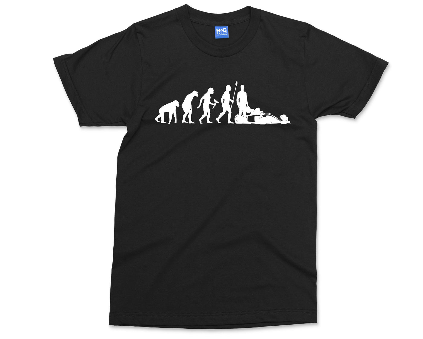 Motor Racing T-shirt, Auto Racing Evolution, Racer Shirt, Racer Gifts, Formula 1 Shirt, Formual 1 Gift, Racing Gifts for Men