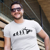 Motorbike Evolution T-Shirt - Motorbike Lover - Motorbike Fan Gift - Motorcycle TShirt - Funny Biker T-Shirt - Racing T-shirt - Gift for Dad