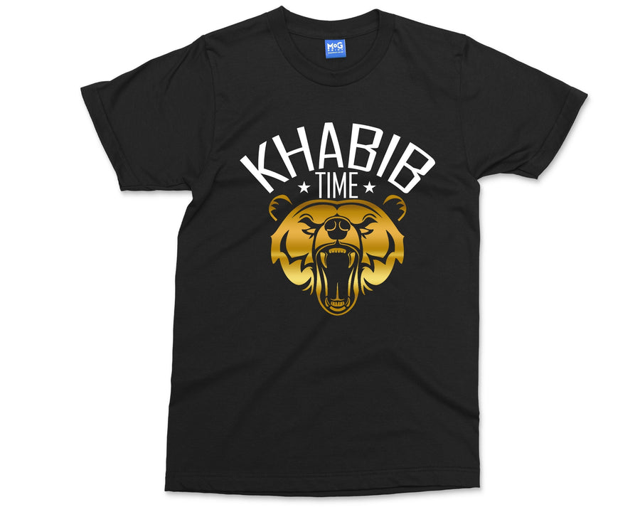 Khabib Time T-Shirt, MMA Fighter Apparel, Khabib Nurmagomedov, Mixed Martial Arts, GYM Training Shirt