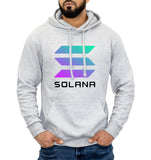 Solana Hoodie, SOL Cryptocurrency Gift, Crypto Trader Investor Hoody, Defi Trading Investing Pullover Jumper, Dad Crypto Gift for him