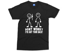 I've Got Your Back T-shirt Funny Friendship Sarcastic Joke Stickman Geek Slogan Tee Retro Gift for Friends, tshirt for friend