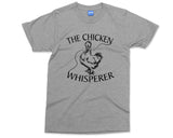 The Chicken Whisperer T-shirt Poultry Farm Country Girl Farming Rooster Funny Slogan Pet Animal Fun Tee Chicken Lover gift for her him