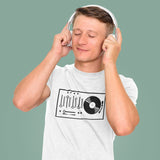 DJ Booth T Shirt Clubwear DJ Breakbeat Hardcore Rave Jungle Mens DJ Rave Gift