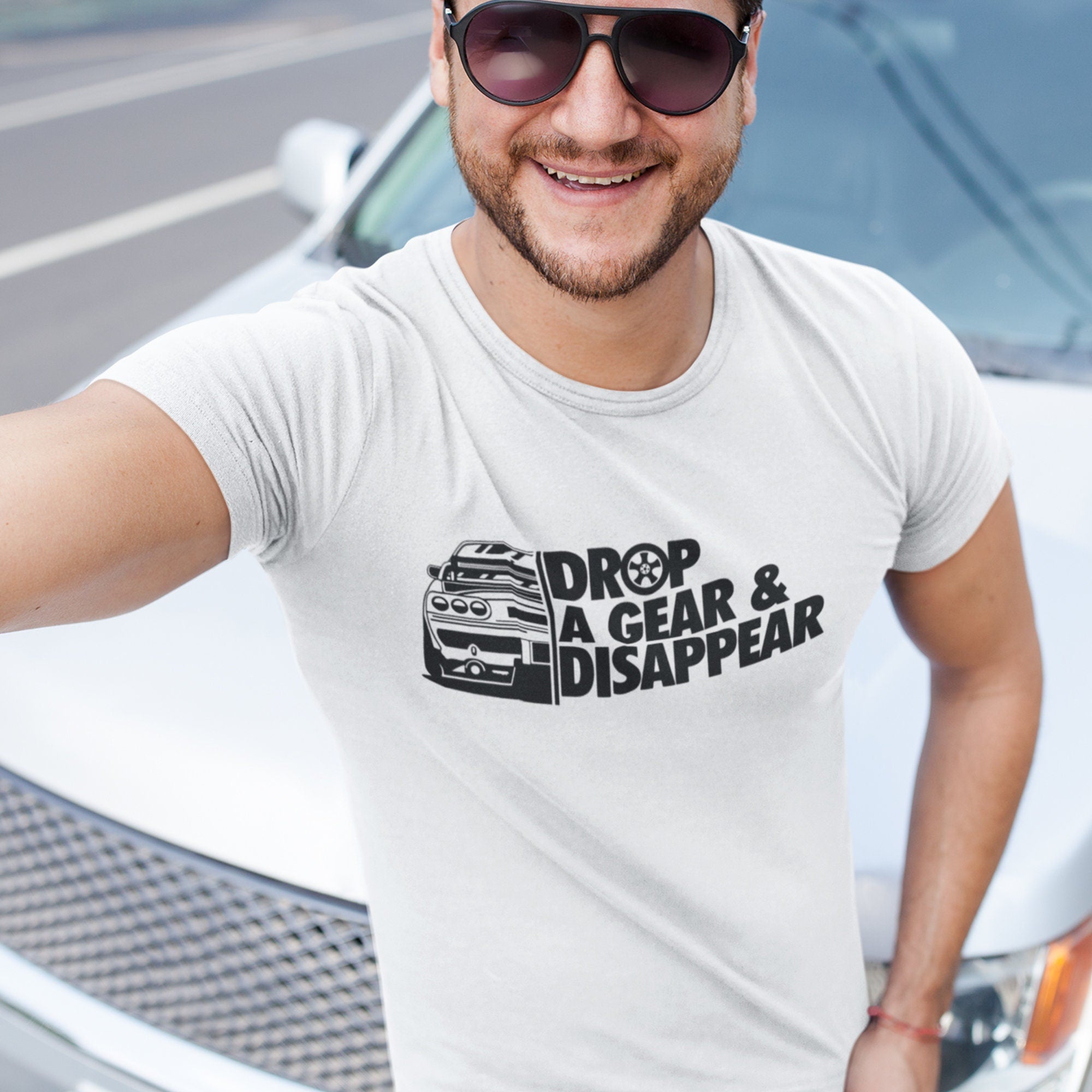 Funny Car guy t-shirt mens womens driver Car Mechanic Garage Petrolhead  manual gearbox Birthday Gift idea