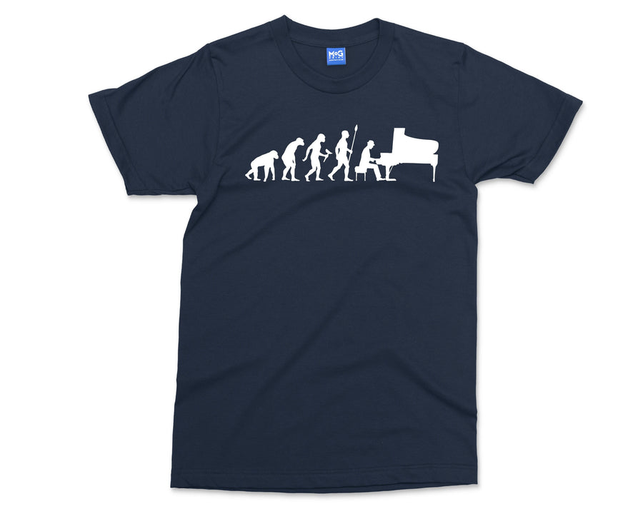 Piano Evolution T-shirt, Piano Gifts, Piano Player Gift, Pianist Shirt, Music Instrument, Music Player Gift, Unisex Shirt for Him Her