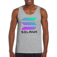 Solana Vest, Cryptocurrency Gifts, SOL Solana Crypto Investor, HODL Defi Blockchain Investing, NFT Gaming Trader Gift for Him Tank Top